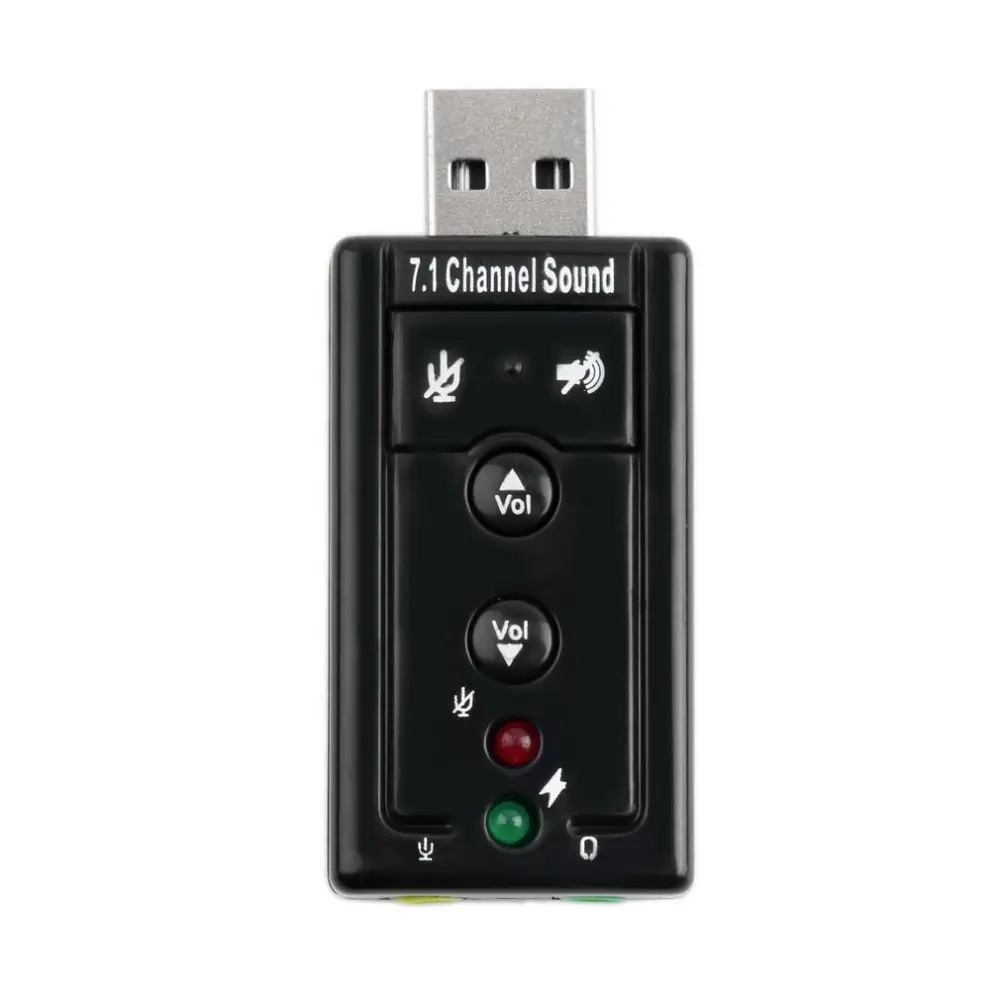 7.1 scheda Audio USB esterna da USB a Jack adattatore Audio per cuffie da 3.5mm scheda Audio per telefono Mic per Mac Compter Android Linux