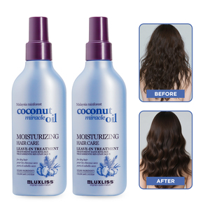 Trattamento per <span class=keywords><strong>Capelli</strong></span> Idratante all'Olio di Cocco LUXLISS Etichetta Privata Vegano <span class=keywords><strong>Cura</strong></span> dei <span class=keywords><strong>Capelli</strong></span> Femminile Trattamento Leave-in Spray 10 in 1 - Product Image 1