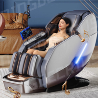 2026 Luxuriöser Tragbarer Ganzkörper-Massagesessel mit Schwerelosigkeit, PU-Leder, Tiefenkneten, Wärmetherapie, Vibration und Bluetooth-Musikplayer
