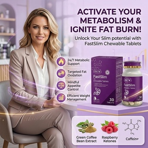 OKTW FastSlim, Tabletas para Controlar el Apetito, Saciedad, Pérdida de Peso, <span class=keywords><strong>Quema</strong></span> de <span class=keywords><strong>Grasa</strong></span>, Adelgazantes, en Stock, Muestras Gratis, Marca Privada, OEM - Product Image 5