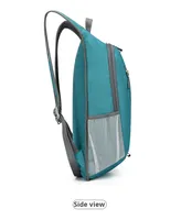 Sac à dos de sport pliable personnalisé pour l'extérieur, léger, pour la randonnée et les voyages, unisexe, en Oxford, avec fermeture éclair, double bretelles décontractées