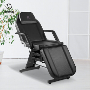 Lettino Multifunzione Regolabile per Trattamenti Viso e Spa, Sedia per Tatuaggi da 73 Pollici con Design Moderno - Product Image 1