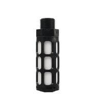 Silencieux d'air en plastique silencieux d'échappement pour pompe de brumisation pneumatique absorber le filtre de réduction du bruit 1/8 "1/4" 3/8 "1/2" filetage mâle