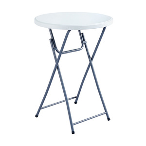Popolare Tavolo da Bar Pieghevole Bianco <span class=keywords><strong>in</strong></span> Plastica da <span class=keywords><strong>32</strong></span> <span class=keywords><strong>Pollici</strong></span> per Hotel, Feste e Eventi Commerciali - Product Image 3