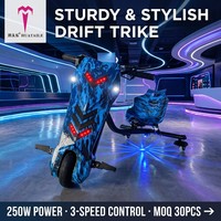 Tricycle électrique pour enfants à prix direct usine, moteur brushless, batterie lithium, contrôle 3 vitesses, klaxon et éclairage LED intelligent