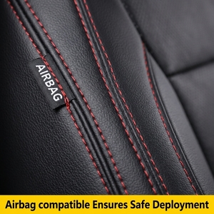 Housses de siège auto sur mesure pour Ford F150 2021-2026, ensemble complet en similicuir, protection intégrale 360°, compatibles airbag, toutes saisons, qualité usine - Product Image 2