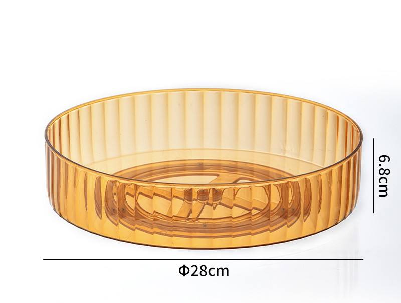 Amber Orange 28*28*6.8cm