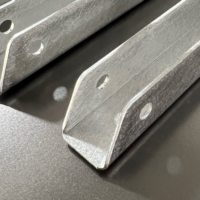 Pièces métalliques découpées au laser CNC, en acier au carbone et en aluminium, avec bord poli pour boîtier électronique