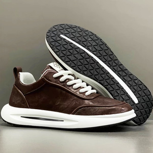 Scarpe da Uomo 2026 Nuove Autunno Inverno con Tomaia in Mesh Tinta Unita, Versatili <span class=keywords><strong>per</strong></span> Sport e Tempo Libero, Suola in Gomma, Scarpe con Rialzo Interno - Product Image 2