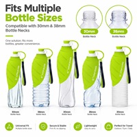 Bouteille d'eau pour animaux de compagnie de marque Super Design, distributeur d'eau portable pour animaux de compagnie avec distributeur d'eau pour animaux de compagnie, marche en plein air