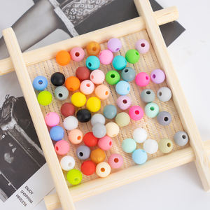 Cuentas de Silicona para Bebés, Libres de BPA, Cuentas Redondas de Grado Alimenticio, Silicona a Granel, Cuentas de Silicona de 15 mm para Niños Pequeños - Product Image 6