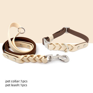 Direct Factory Custom Design Waterdichte PVC Hondentuig en -riemset met Bloemenlinten Luxe Intrekbare Riem Zilveren Metalen Gesp - Product Image 6