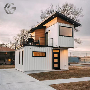40ft hai phòng ngủ vận chuyển container 40ft cửa kính sống đúc sẵn vận chuyển container nhà - Product Image 5