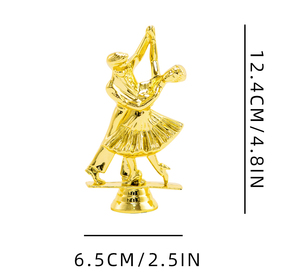 Fournisseur de pièces de trophées de qualité supérieure GZ23, Têtes et sommets en ABS pour trophées de danse destinés aux <span class=keywords><strong>concours</strong></span> de danse - Product Image 5