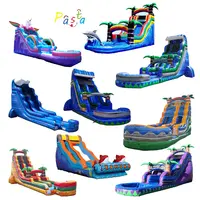 Inflatable Pool Water Slides for Kids, Commercial