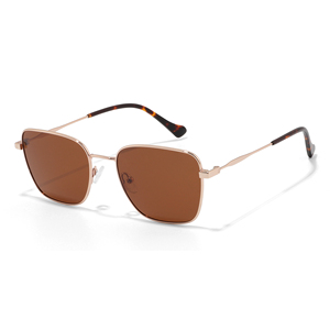 Gafas de Sol Unisex con Marco Metálico Rectangular, Lentes Grises Degradados, 100% Protección UV, Protección Solar para Adultos - Product Image 5