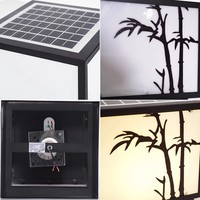 Lampe à pilier LED moderne étanche pour extérieur, cour, portail, porte, clôture, indice de protection IP55