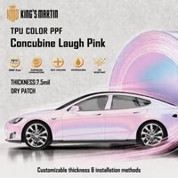Film de protection de peinture (PPF) en TPU haut de gamme auto-réparant et anti-rayures à changement de couleur pour covering automobile