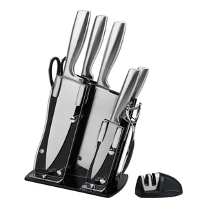 Juego de Cuchillos de Cocina de Acero Inoxidable de Alta Calidad con Mango Hueco 3cr13, Cuchillos de Chef con Bloque - Product Image 6