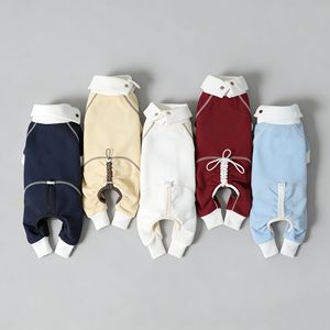 Maglia a Quattro Zampe per Cuccioli, Abbigliamento Caldo Protettivo per la Pancia, Realizzato in Pile <span class=keywords><strong>Tailandese</strong></span> per Teddy, Bichon, Schnauzer - Product Image 2