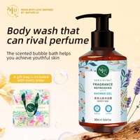 Gel Douche et Lavant Corporel Apaisant et Hydratant à la Sauge et au Sel Marin, aux Herbes Naturelles Biologiques, Parfum Floral, 300 ml, Vente en Gros
