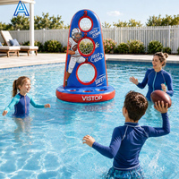 Fabricant chinois OEM, fabrication sur mesure de cibles gonflables en PVC pour lancer de fléchettes, jouet flottant pour piscine.