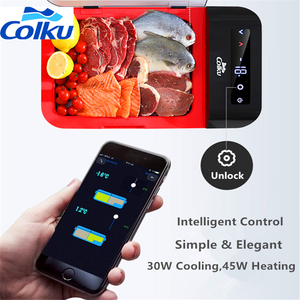 Mini Table Top <strong>Fridge</strong> Refrigerator 12V Black and Red Car Smart Portable <strong>Small</strong> <strong>Fridge</strong> With DC Powerfor <strong>Camping</strong> - Product Image 5