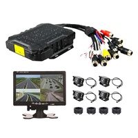 Kit de système de caméra MDVR sans fil Wifi 4 canaux, 4G, GPS, contrôle à distance, SSD MDVR
