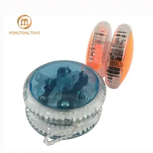 Toptan fabrika fiyat klasik plastik debriyaj yo yo topu özel logo light ile ışık
