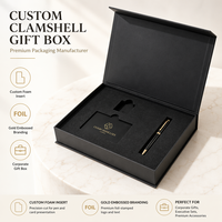 Maßgefertigte Große Logo-Magnetklappbox Luxuriöse Starre Karton-Geschenkbox UV-Beschichtung Neue Luxus-Kartonbox Faltbar aus Recycling-Materialien