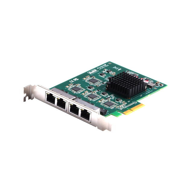 Intel I210 PCI Express PCIe X4 Internal 4 Port RJ45 Interface 10/100/1000Mbps Wired Ethernet Network Card C110 Model Desktop