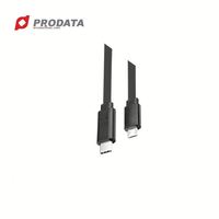 Kabel Datar Sinkronisasi & Pengisian Daya 2.0 Tipe-C ke Micro USB dengan Konduktor Aluminium dan Panjang yang Dapat Disesuaikan