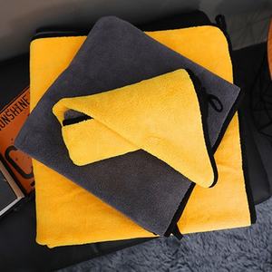 Suave terciopelo coral secado rápido logotipo personalizado mascotas al mayor Toalla de baño para mascotas absorber - Product Image 5