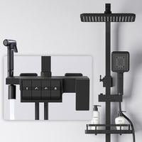 Robinetterie thermostatique YMC, robinet de douche intelligent avec affichage numérique de la température, ensemble de douche LED