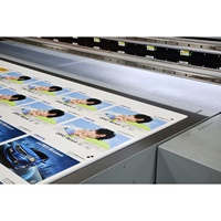 Printer Flatbed LED UV LANQI FG2513 Pro Ricoh Gen 6 CMKY+Putih+Vanish 6 Warna 2400 DPI Garansi 2 Tahun Otomatis untuk Kaca/PVC Foam