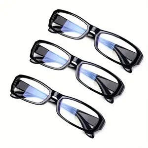 軽量でミニマリストスタイルのアンチブルーライトオートズーム老眼鏡スクエア仕上げの老眼メガネ