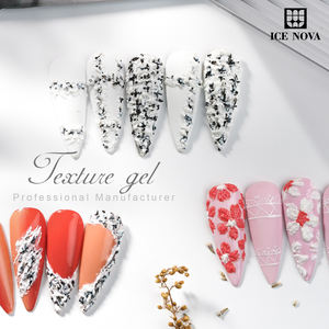 ICE NOVA textura Gel 4 colores <span class=keywords><strong>uñas</strong></span> Diy 3D yeso Gel yeso prensado en <span class=keywords><strong>uñas</strong></span> dibujo diseño <span class=keywords><strong>uñas</strong></span> arte esmalte barniz Decoración - Product Image 3