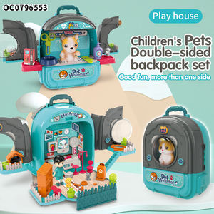 Sac à dos de jeu d'imitation 3-en-1 : Kit de jeu vétérinaire <span class=keywords><strong>pour</strong></span> animaux de compagnie 2025 <span class=keywords><strong>pour</strong></span> enfants - Product Image 2