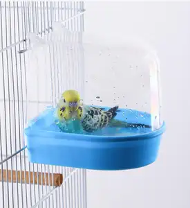 New Bird Bathtub Peony Tiger Skin Parrot Supplies Bird Toys