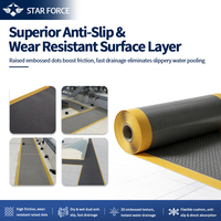 Alfombra Antideslizante TPO para Pasillos en Techos |   Alfombra de Seguridad Acolchada para Caminos, Resistente a Altas Temperaturas y Rayos UV, Soldable con Aire Caliente, para Mantenimiento de Techos de PV