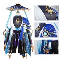Anime Halloween Costumes femmes jeu Fatui Scaramouche ballade Genshin Impact wader Kunikuzushi Cosplay Costume uniforme perruque