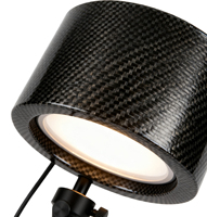 Lampe de bureau élégante ultra-légère en fibre de carbone, lampe de table LED réglable pour la protection des yeux, pour la maison, le bureau, la salle d'étude, la chambre, certifiée CE RoHS UE