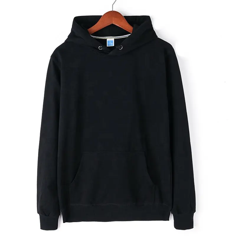 Manufacturers Wholesale Autumn Pullover Blank Hoodies Men'S Pure Color Casual Wear