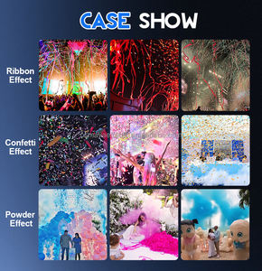 Bühnen-Atmosphären-Equipment Ferngesteuerte Konfetti-Kanone Gender-Reveal-Rauchmaschine Baby-Shower-Feuerwerk Party-Popper-Spray - Product Image 6