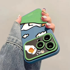 Nueva Funda Protectora de TPU con Diseño de Pato de Dibujos Animados para Apple iPhone 16 Pro Max X XR XS MAX 11 12 13 14 15 16 Plus 16e 17 Air - Product Image 4