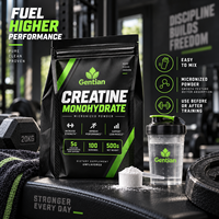 Créatine monohydrate en poudre, créatine micronisée en poudre, complément nutritionnel sportif pour la force et les performances, OEM, étiquette privée