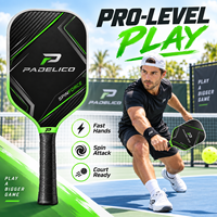 Raquette de pickleball légère personnalisée 2027 pour les sports de loisirs en intérieur et en extérieur, commandes en gros professionnelles