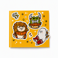 Étiquettes autocollantes personnalisées CAIHE PRINTING en papier brillant imperméable, formats A4/A5/A6, avec découpe Kiss Cut, commandes sur mesure