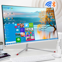 Layar Lengkung VA I3 I5 I7 23.8 inci FHD Komputer Kantor Monoblock oleh Pabrik Maifan