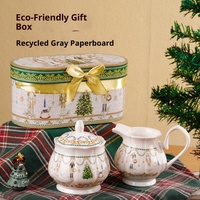 Ensemble de tasses à café en porcelaine osseuse Casse-Noisette Créatif 100-400ml Coffret cadeau durable Souvenir d'événement